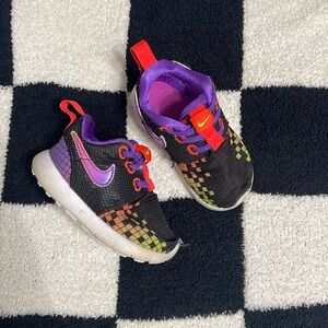 4c Nike Slip On Sneakers Colorful Toddler Swoosh Athletic Shoes